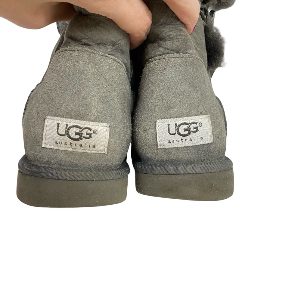 Ugg Bailey Button Boot Womens Size 10 Suede Fur G… - image 5